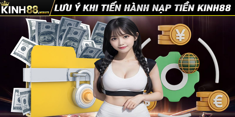 Lưu ý trong quá trình nạp tiền kinh88 cược thủ cần nắm được